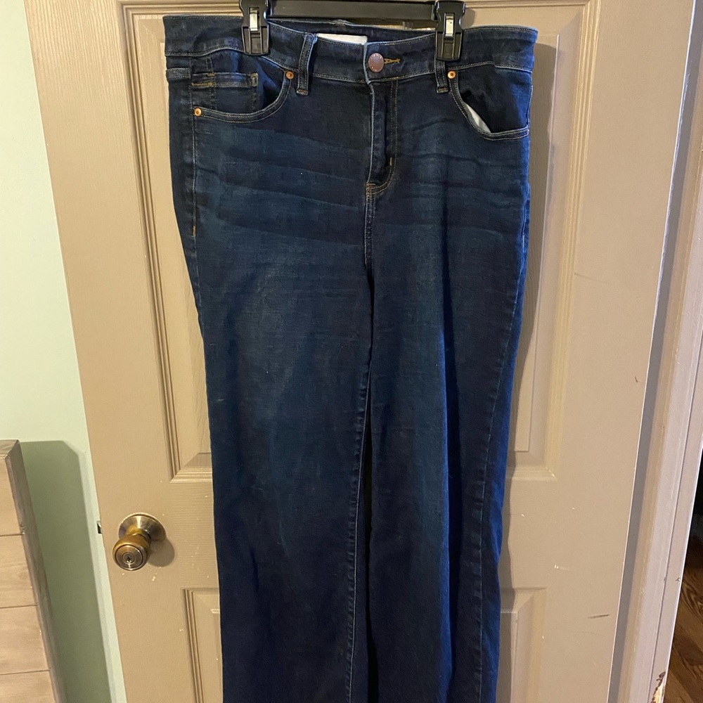 🎄Lane Bryant Mid-Rise Dark Wash Bootcut Jeans size 14/16